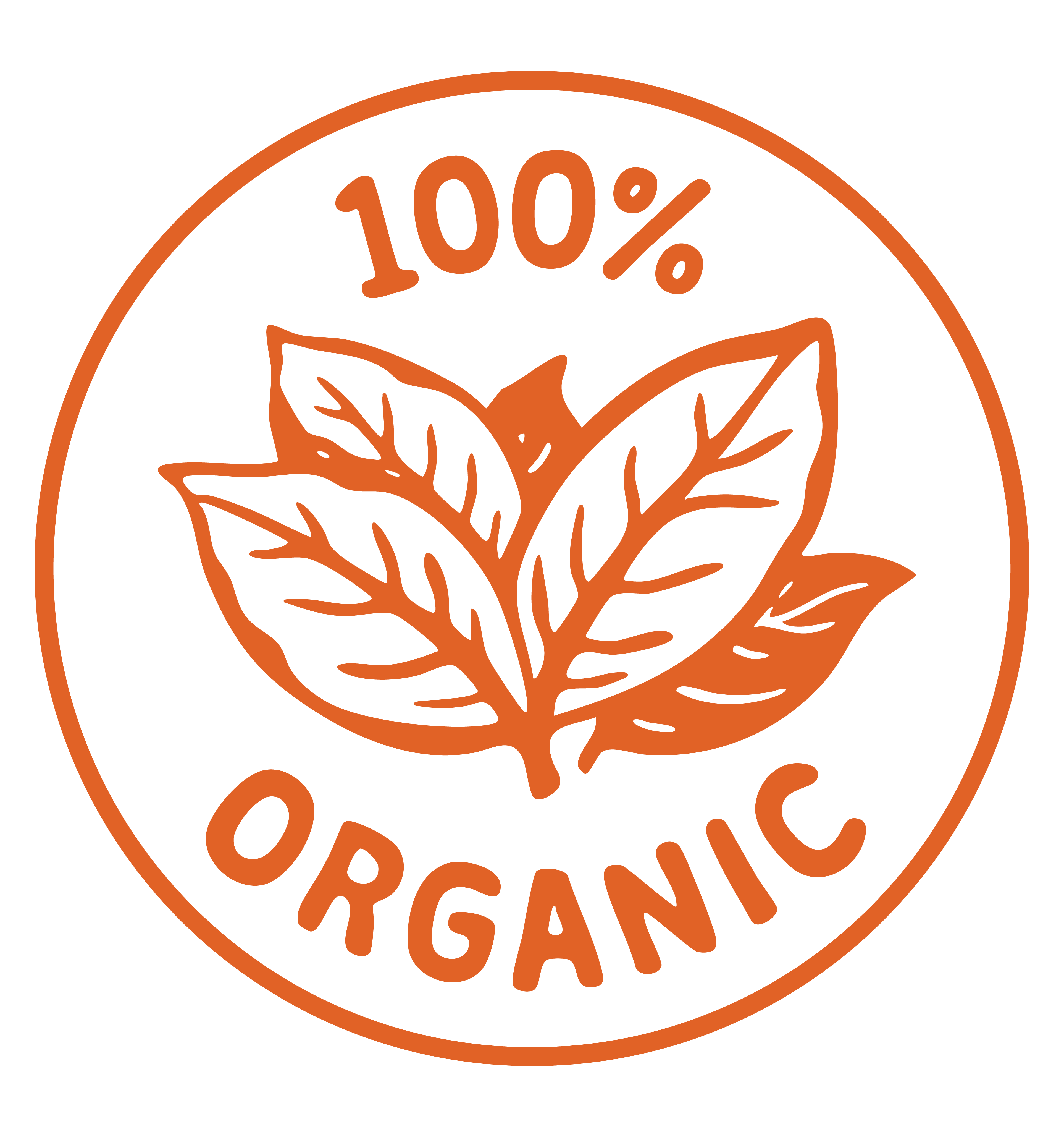 100% organic